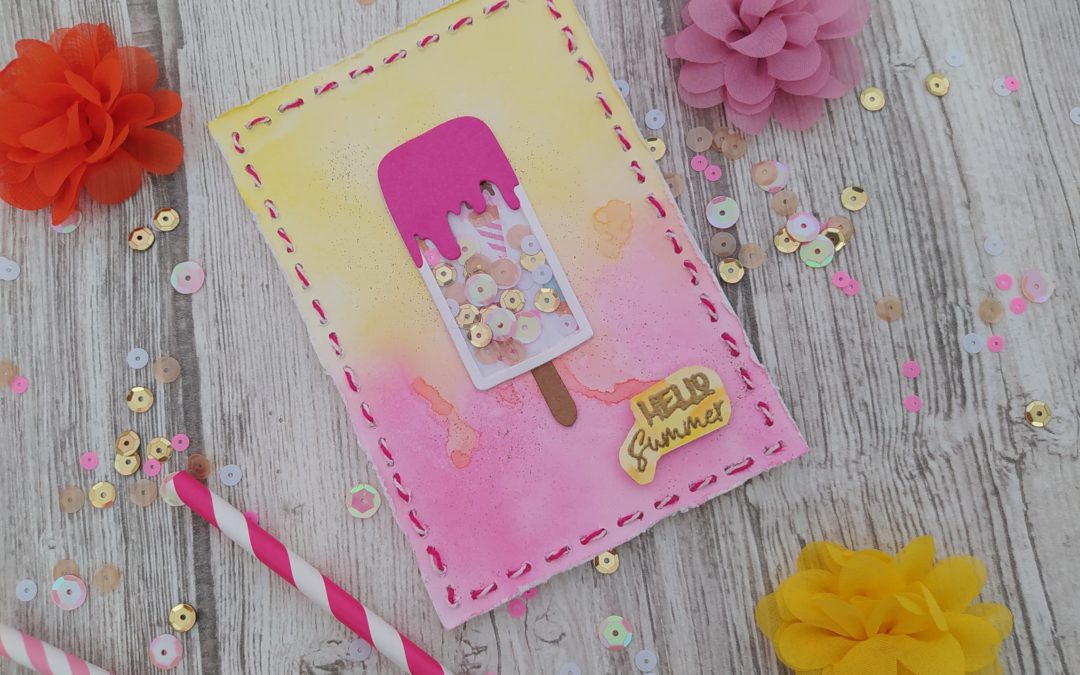 Culture Scrapbooking n° 2 – Tuto carte « Hello Summer »