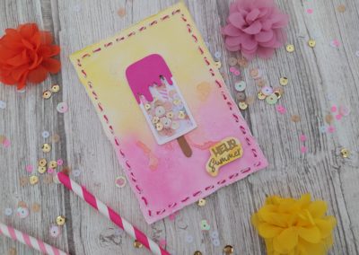 Culture Scrapbooking n° 2 – Tuto carte « Hello Summer »