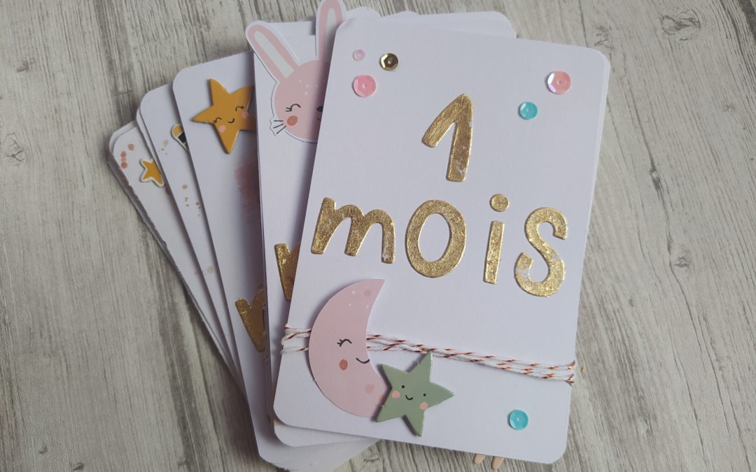 Naissance : DIY Cartes étapes