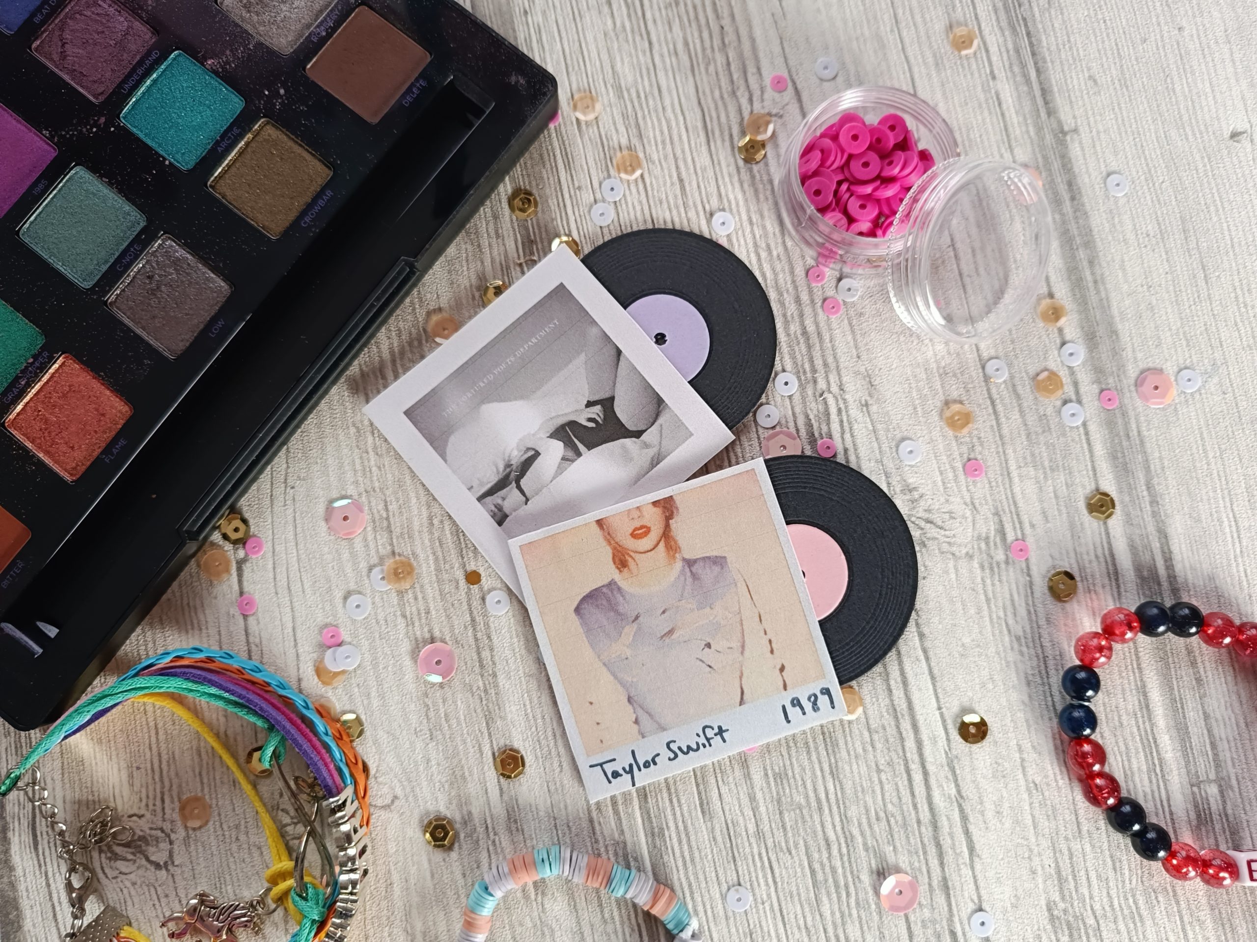 DIY miniature vinyles Taylor Swift