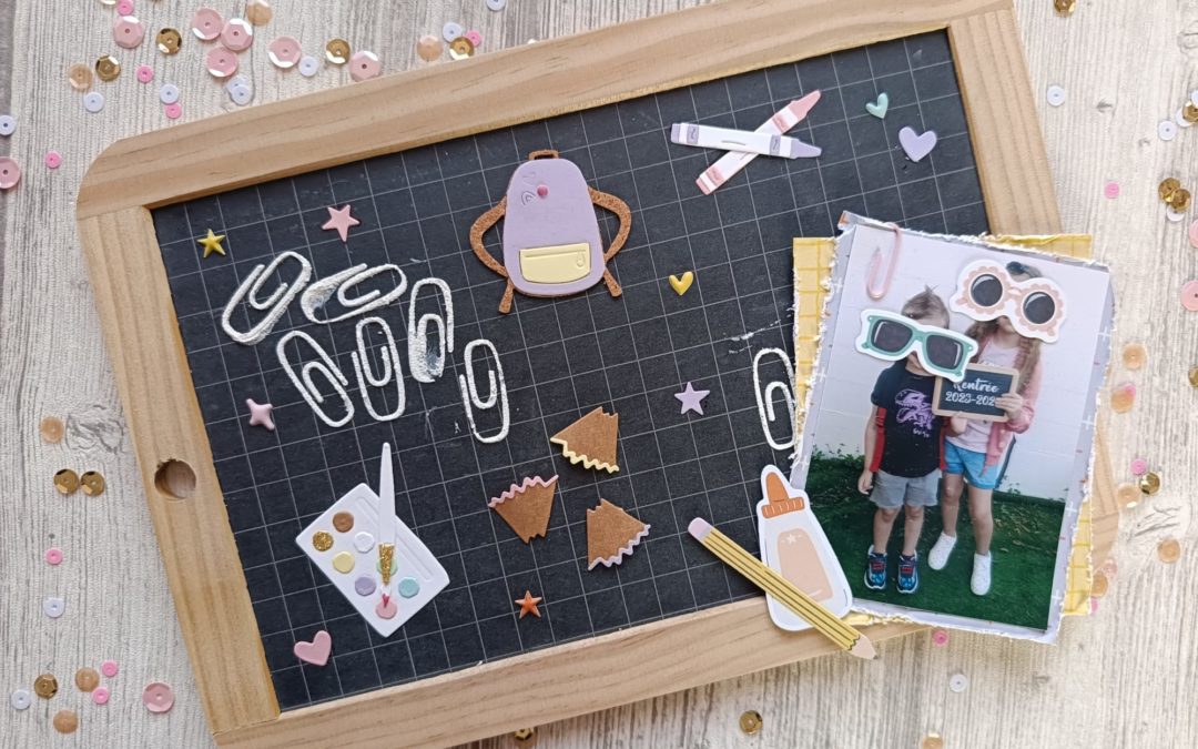 Culture Scrapbooking n°15 – Tuto « C’est la rentrée »