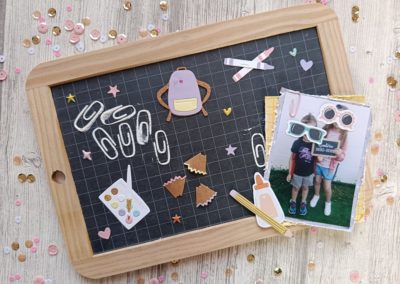 Culture Scrapbooking n°15 – Tuto « C’est la rentrée »