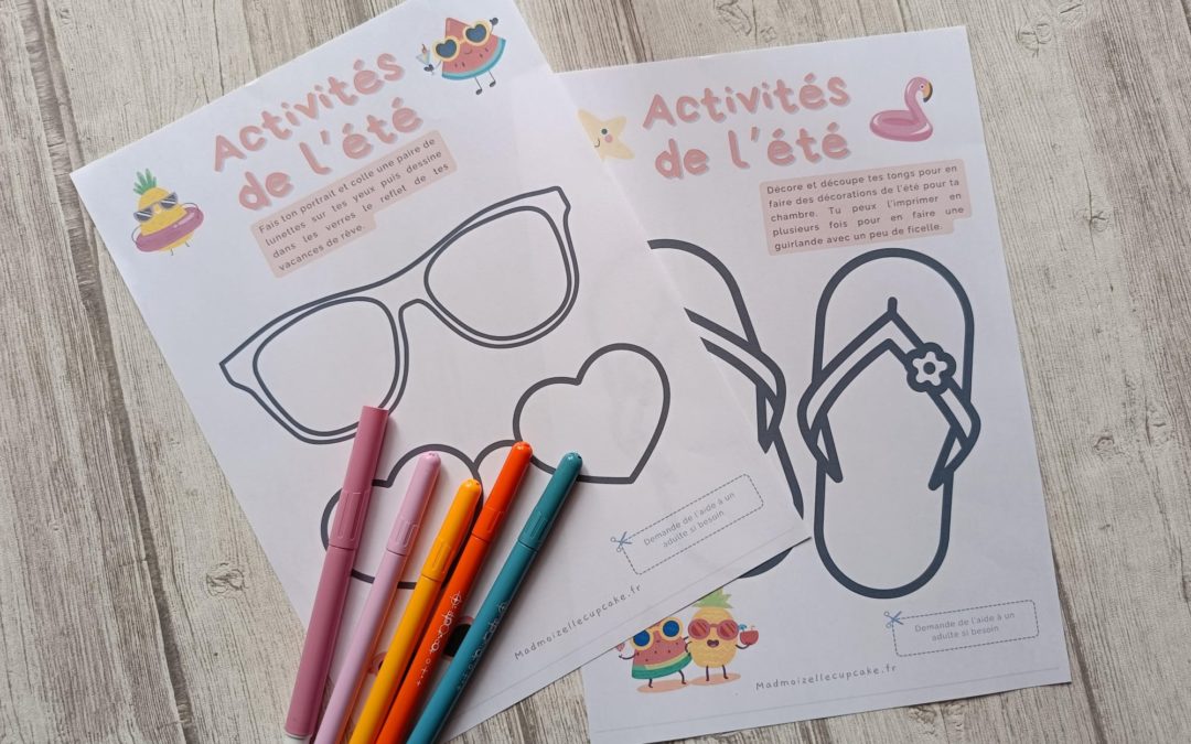 Activités de l’été (Freebies gratuits)