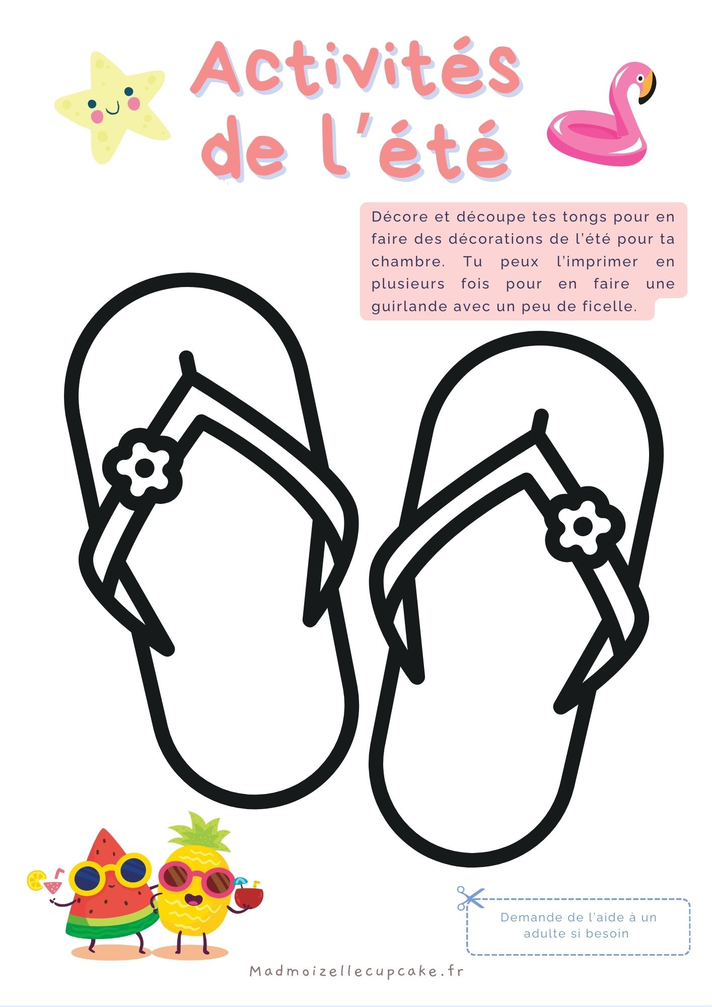 tongs à decorer
