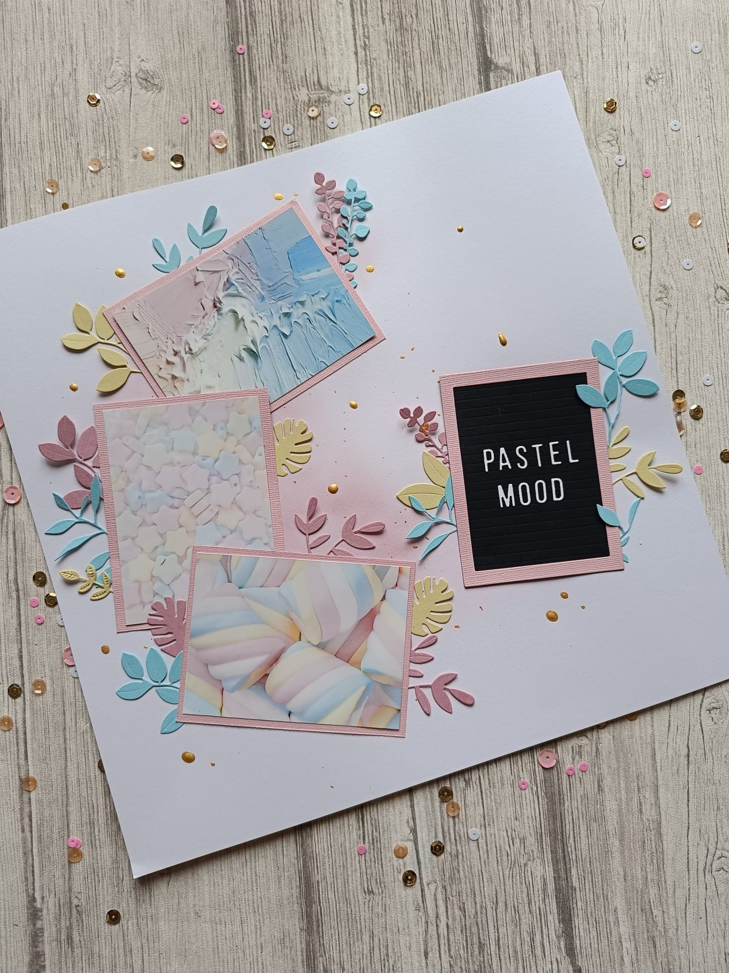 pastel-mood Page scrapbooking sur le thème d'Halloween