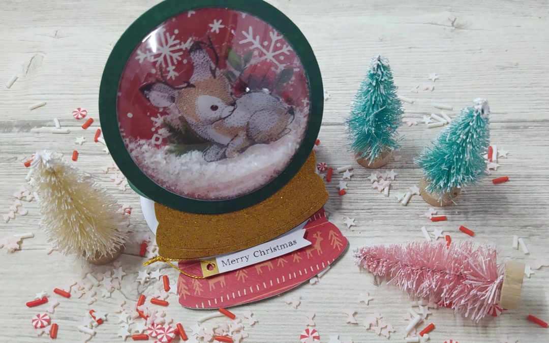 Culture Scrapbooking n°8 – Tuto carte « boule de Noël 3D »