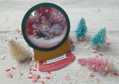 Culture Scrapbooking n°8 – Tuto carte « boule de Noël 3D »